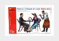 Miniart 38062 Figuren - FranzöSische Zivilisten Im Café 1930-40Er - 1/35