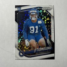 2025 Panini Prizm JT Tuimoloau White Disco Prizm RC #324 Colts Rookie 