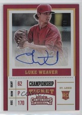 2017 Chronicles Contenders Rookie Championship Ticket 26/49 Luke Weaver #35 0o9