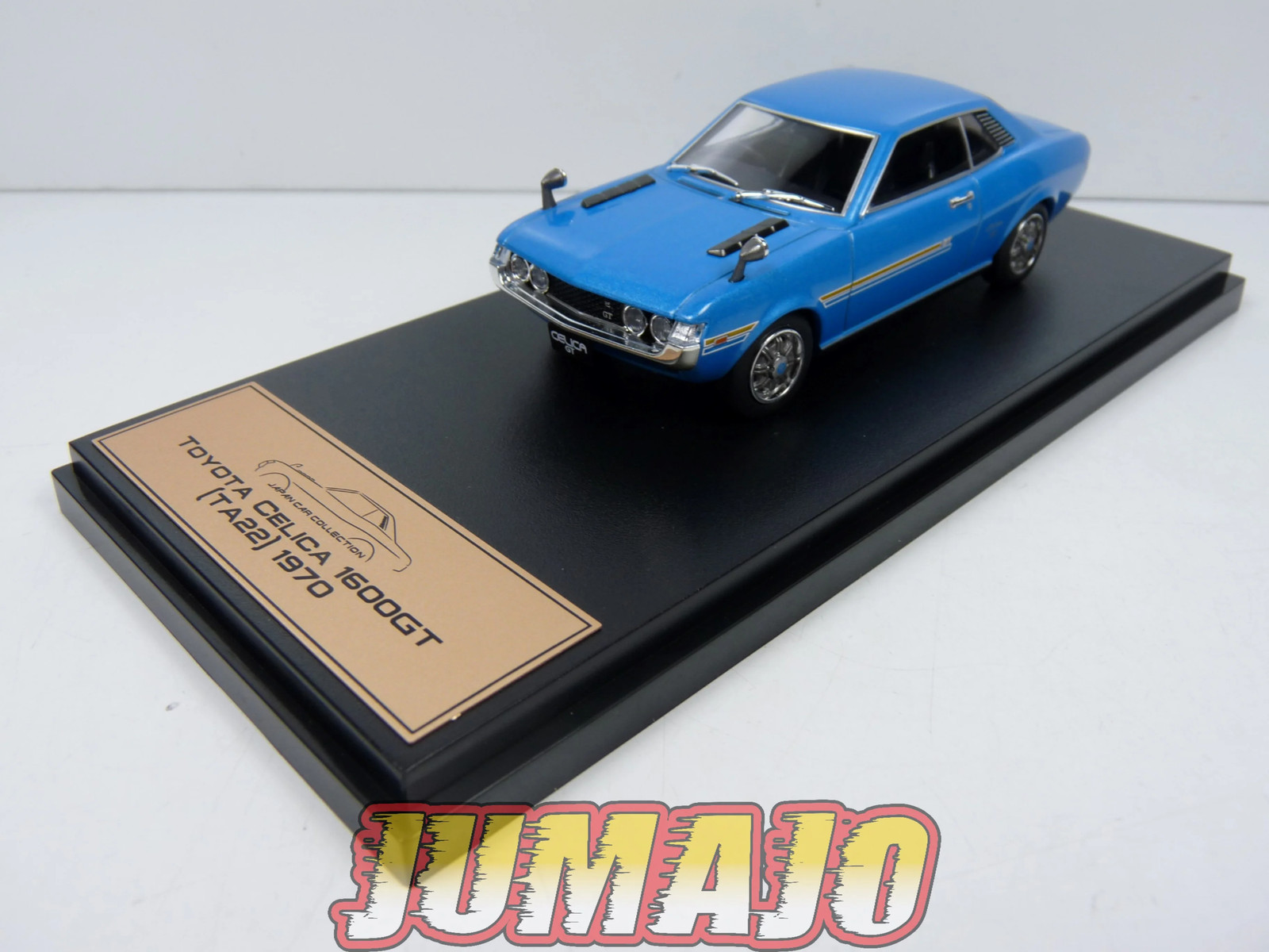 Miniature TOYOTA Celica 1600GT TA22 1970 Hachette Japon au 1/43