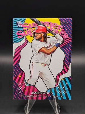 JAMES WOOD - 2025 Topps Series 2 Summer Superstars (RC) Nationals