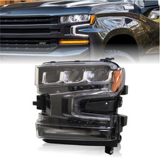 2019-21 Silverado 1500 Driver Side Headlight Assembly  Compatible Replacement
