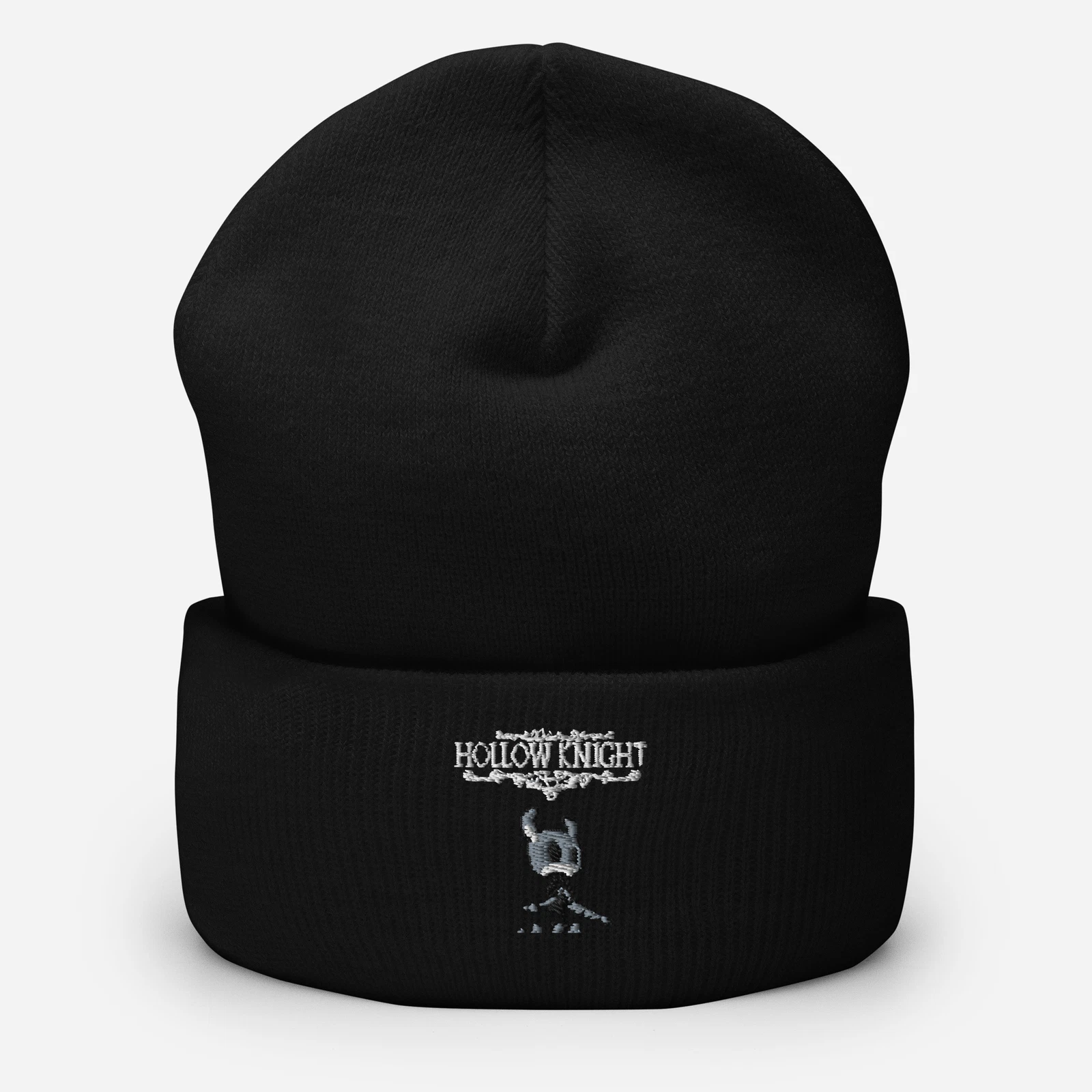 Hollow Knight Game pixel Cuffed Beanie