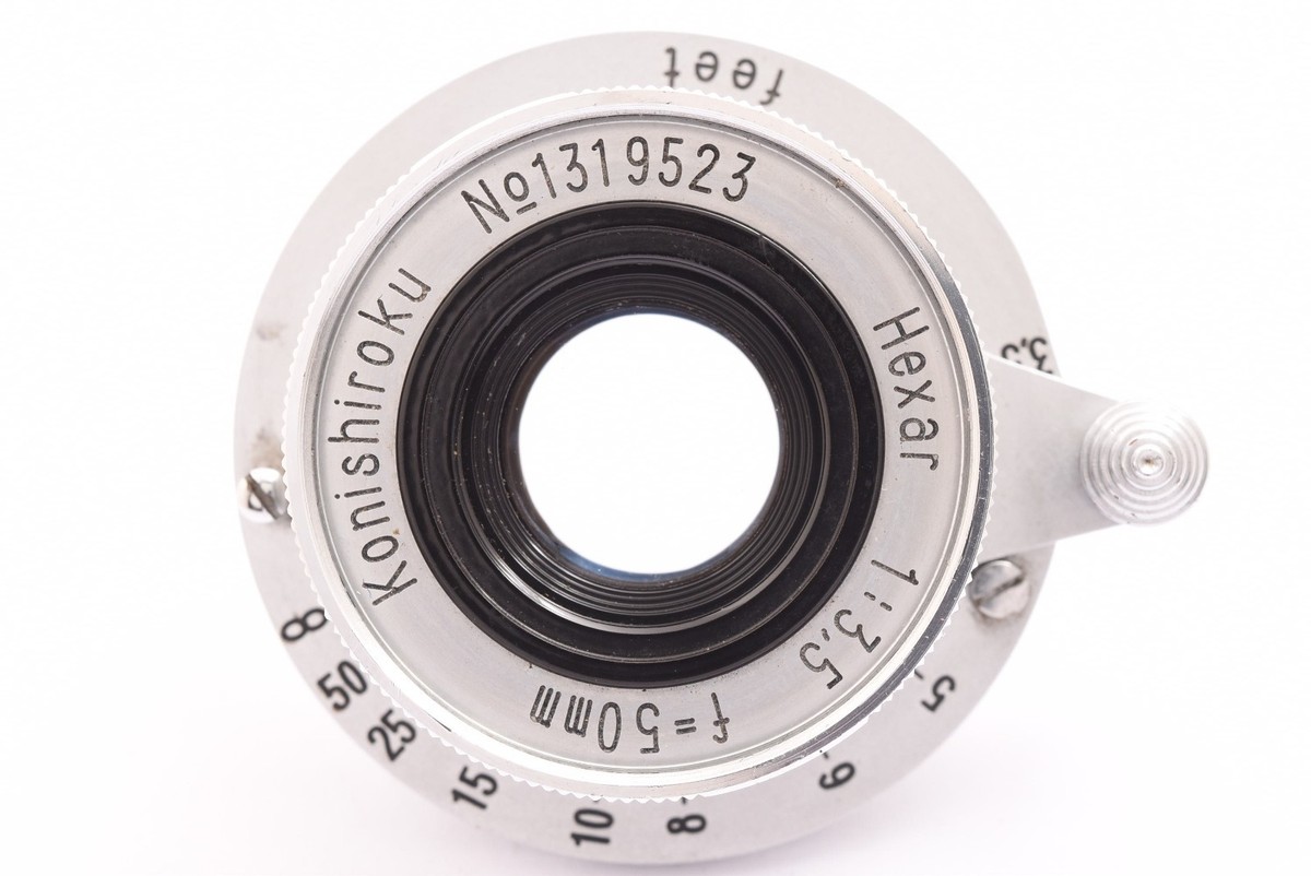 Konishiroku Hexar 50mm F 3.5 LTM Screw mount #1319523 kjm 168-73-8