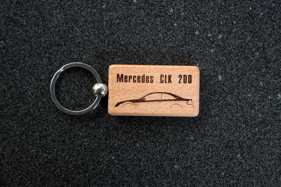 Schlüsselanhänger Holz mit Gravur | Anhänger mit Namen | Personalisiert | - Bild 4 von 4