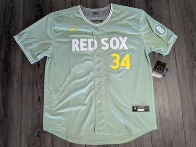 David Ortiz #34 Boston Red Sox 2025 City Connect Jersey Green Monster XL  