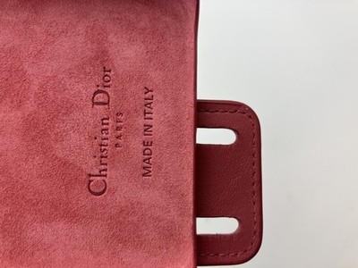 Christian Dior iPhone X/XS Case Red Leather Strap Handle Gold Christian Dior iPhone X/XS Case Red Leather Strap Handle Gold