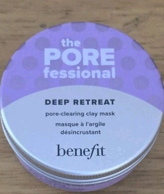 Benefit The PORE-fessional Deep Retreat Pore-Clearing Clay Mask 1 Oz, NWOB 