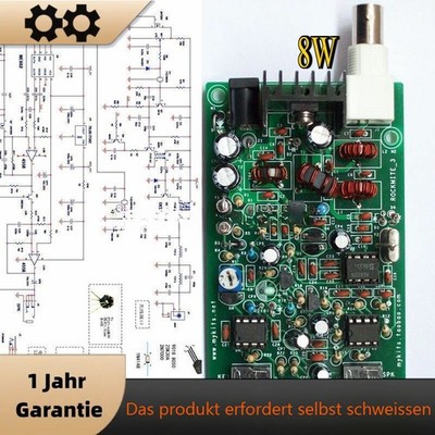 Transceiver HAM Radio Shortwave DIY Kits PIC Version 8W Super RM RockMite QRP CW