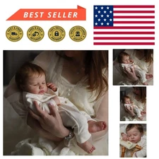 Lifelike Reborn Newborn Doll - Bathable, Full Body Silicone & Safe for Ages 3+