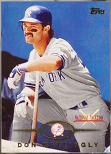 1995 National Packtime Welcome to the Show #2 Don Mattingly Baseball EX