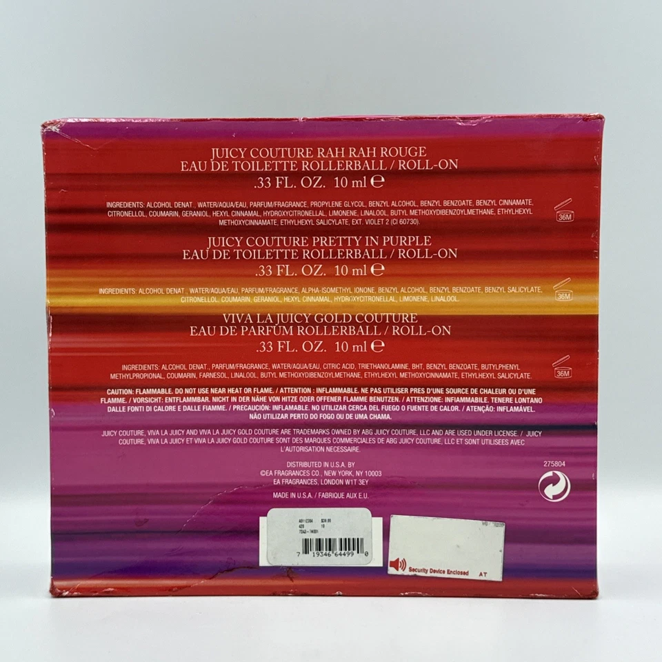 Juego de eau de toilette Juicy Couture Rollerball Foto 2 de 4