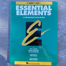 Essential Elements Bb Trumpet Book 2 Hal Leonard 1991 Comprehensive Band Method