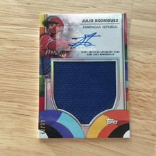 2023 Topps World Classic WBC Autograph Relics Card Prices