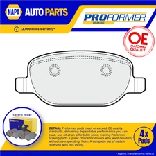 Brake Pads Set fits ALFA ROMEO SPIDER 939 2.2 Rear 06 to 11 Proformer New