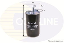 Fuel Filter Fits Chrysler Sebring Dodge Avenger Caliber Jeep COMLINE EFF168