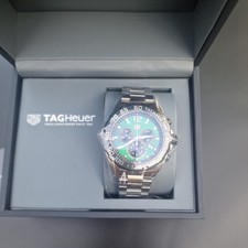 Tag Heuer Formula-1 Chronograph green Dial 43mm Men's Watch CAZ1014.BA0842