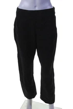 Spanx Women's Elastic Waist Pull-On Straight Leg Pants Black Size L