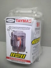 Hubbell Taymac Extra Duty Weatherproof Cover for 1 Gang outlet plug MM420C.  NEW