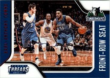 2016-17 Threads Front-Row Seat Century Proof Red 13 Karl-Anthony Towns BSK
