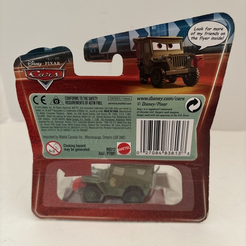 Disney Pixar Cars Die Cast Look My Eyes Change Sarge Pit Crew Member #116 NEU - Bild 3 von 5