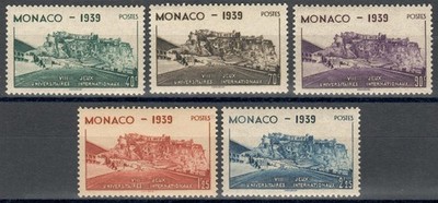 MUNICH 1939 VIII EDITION INTERNATIONAL UNIVERSITY GAMES MNH ** YVERT 195/9