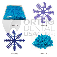 Orthodontic ELASTIC SEPARATORS Posterior - Latex Free radiopaque Orthodentalusa