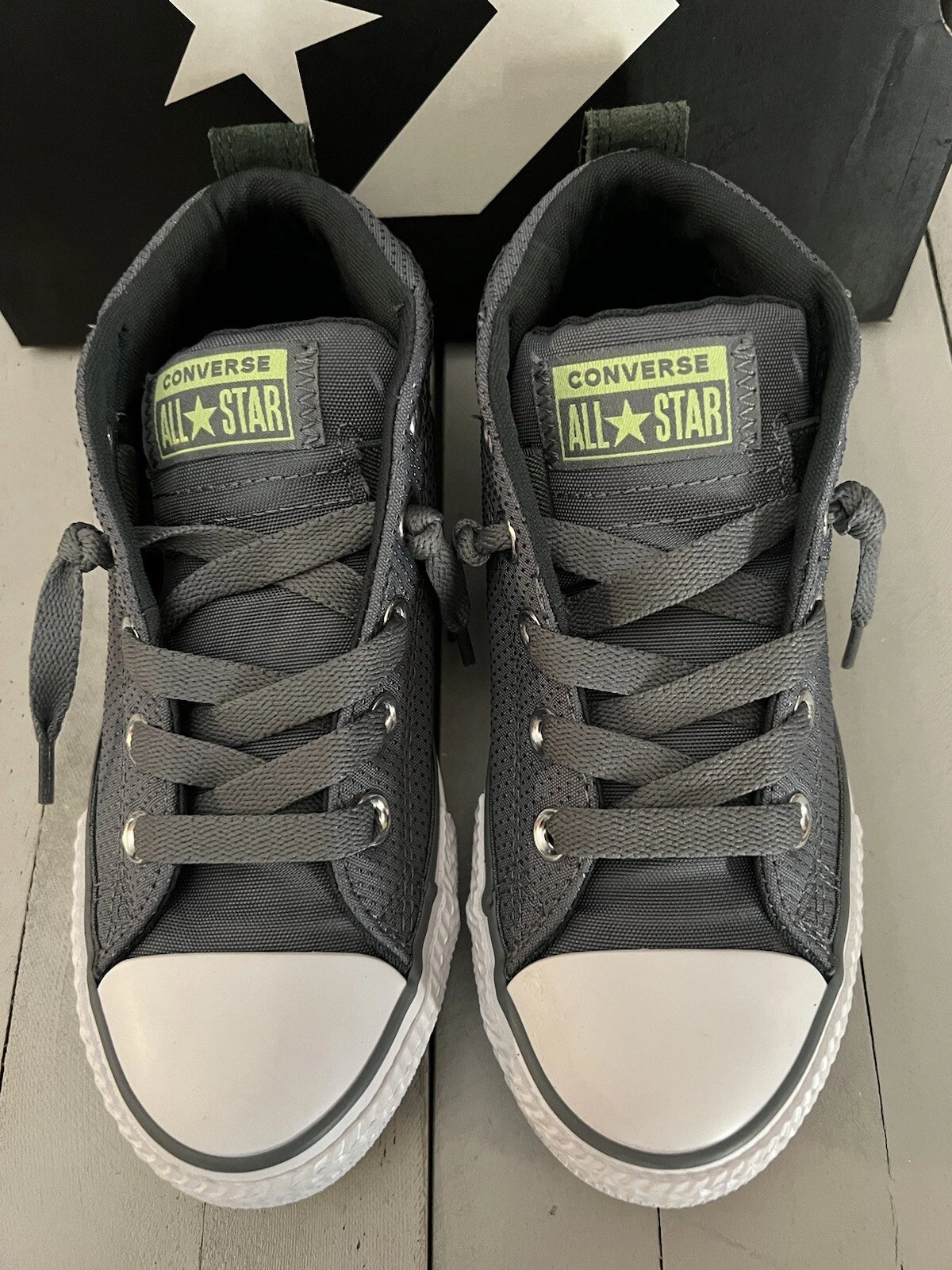 Converse Junior CT AS Street grigio medio fresco vintage grigio bianco taglia USA