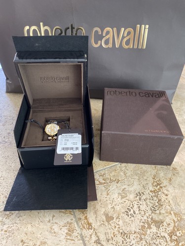 NEW ROBERTO CAVALLI BY FRANCK MULLER DUAL TONE WOMEN'S RV1L032M0091 WATCH |  eBay