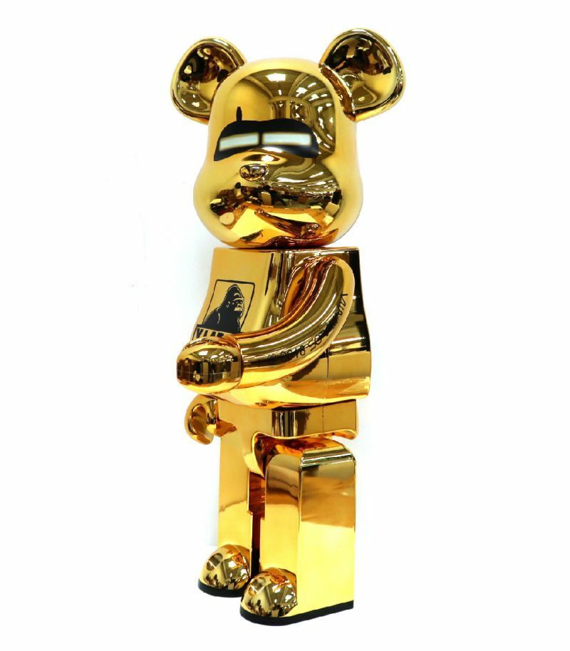 Bearbrick x XLarge x Hajime Sorayama 1000% Gold - Medicom Toy