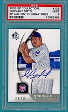 2005 SP Collection Geovany Soto Auto Issue - #126 PSA 9! Cubs! POP 3! 