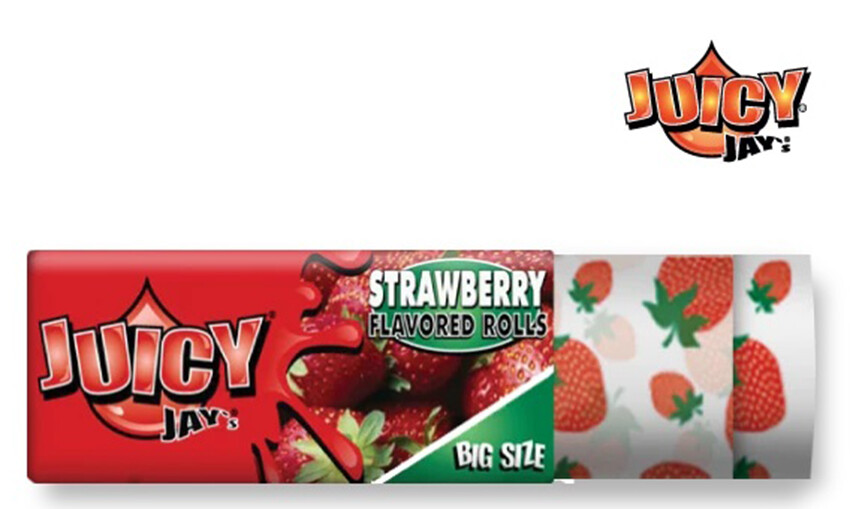3x Juicy Jays Strawberry 5 Meter Rolling Paper Roll | eBay