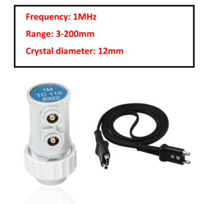 Probe Transducer Sensor for Ultrasonic Thickness Gauge Meter Fiberglass TC110