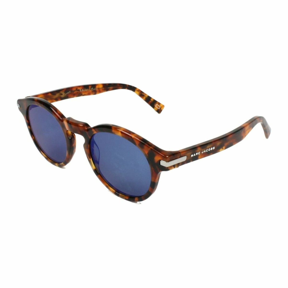Marc Jacobs round mirror sunglasses. Marc Jacobs Unisex Round Sunglasses Grey Red Mirror  main image 3