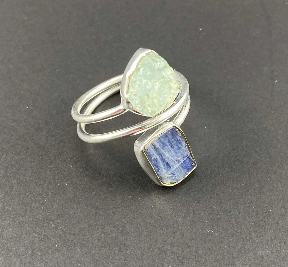 Moda Positano Gioielli - Collezione Zaffiro - Ag 925 Acquamarina e Cianite - Immagine 4 di 4