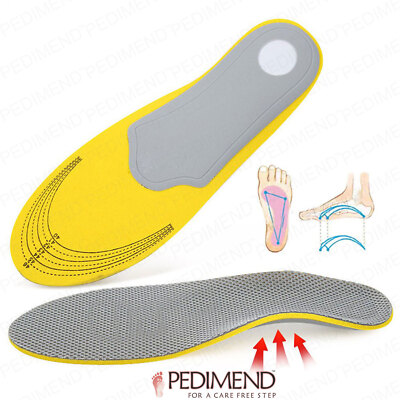 PEDIMEND Premium Orthesengel niedrig/hochbogen Stützeinlegesohlen (2 STCK.) - UK VERKÄUFER