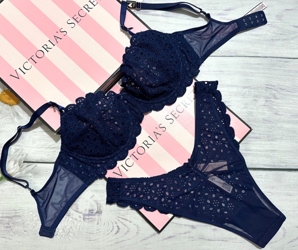 ☆Victoria's Secret☆ Dream Angels ストラップレス ブラレット Victoria's Secret 36DDD/M *DREAM ANGELS* LINED DEMI LACE BRA