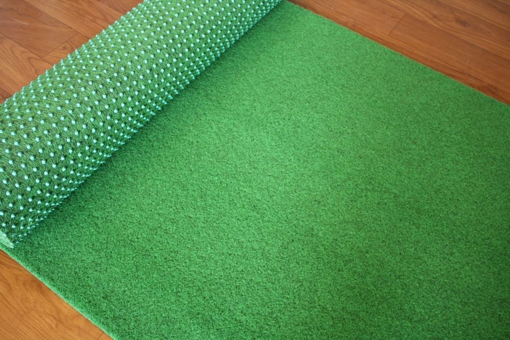 Kunstrasen Rasenteppich mit Noppen Patio 630 Balkon Garten Vliesrasen