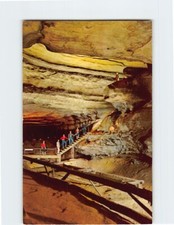Postcard Saltpetre Vats & Booth's Amphitheatre Mammoth Cave Kentucky USA