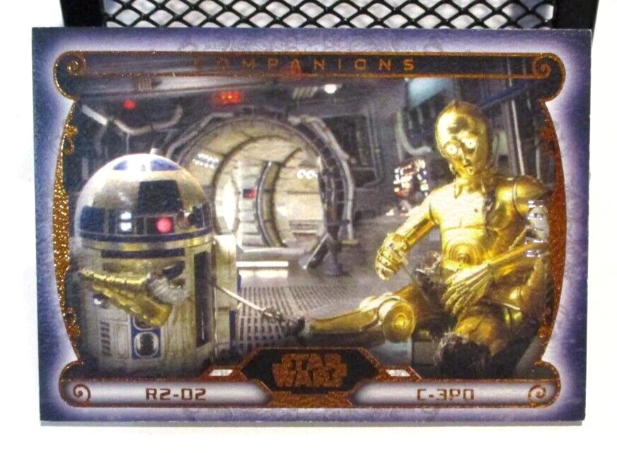 Star Wars Masterwork Companions R2-D2 C-3P0 Gold Canvas Parallel TOPPS 97/99 - Image 2 of 3