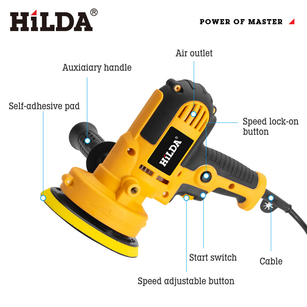 Electric Car Polisher Machine 700W Polish Waxing Tools Car Scratch