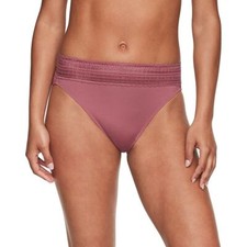 Warners No Pinching Problems Dig-Free Comfort Waist Lace Microfiber thong xl 2xl