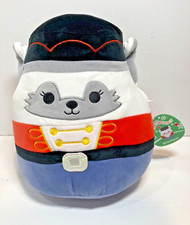 Squishmallows Christmas Holiday White Artic Fox Gracelynn Nutcracker 12  2023