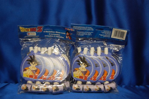 Dragon Ball Z Blowouts Set de 16 DBZ Party Blowouts Goku Blowouts - Imagen 1 de 2