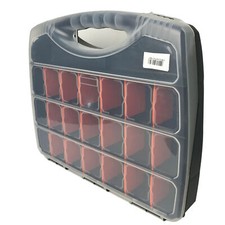 Large 380mm Multi Compartment Section Storage Box Organiser - Adjustable - New	