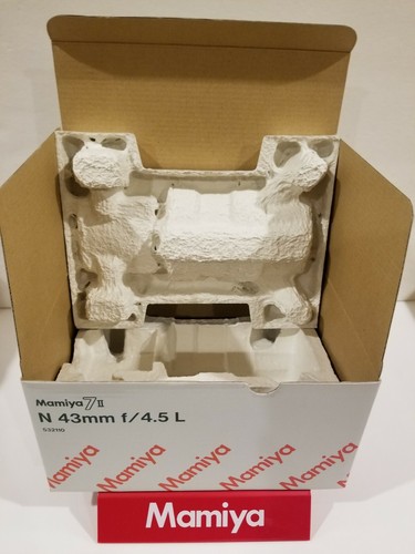 Mamiya 7 II LENS *** EMPTY BOX *** (PICK 1---43mm, 50mm, 65mm, 210mm LENSES) - Picture 2 of 8