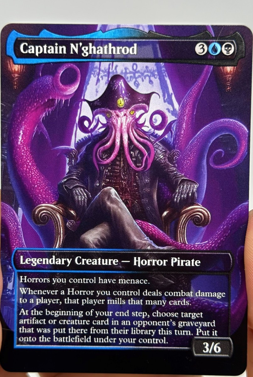 Captain N'ghathrod Proxy Card with Custom designed art | eBay