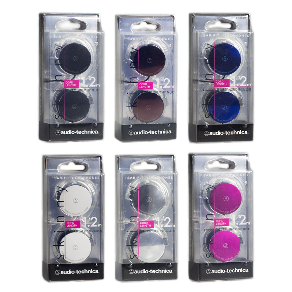 AudioTechnica ATHEQ300M EarFit Headphones 6 Colors eBay