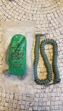 NOS WESTERN ELECTRIC Long Spring Cord H4DU Green - PAIR - OEM NOS - USA