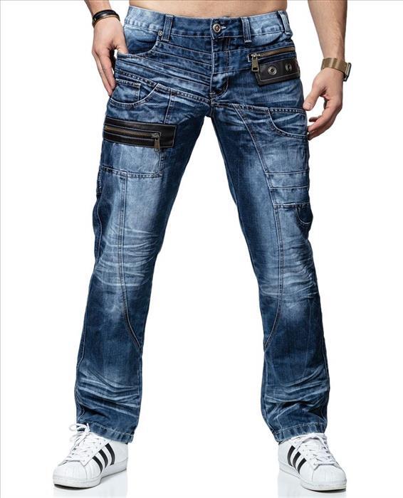 K&M Kosmo Lupo HOLT Mens Jeans Clubwear Denim Blue all Sizes | eBay